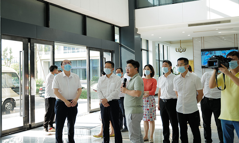 深圳市前海管理局調(diào)研洛斯特制藥